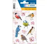 Herma: Adhesivo decorativo de patrón de aves