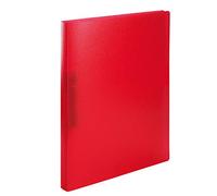 HERMA Archivador de anillas A4 rojo translúcido, 60 unidades, estrecho, 2 anillas, 25 mm de ancho, archivador de anillas de plástico con soporte de sujeción para niños, niños y niñas