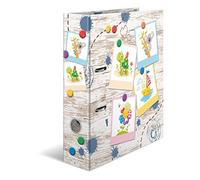 HERMA Archivador de anillas con palanca Jardín de infancia con motivo Amigos de la caja de arena, A4, 70 mm, con estampado interior, 1 carpeta con motivos