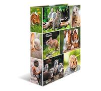 HERMA Archivador de palanca con diseño de roedores, tamaño A4, lomo de 70 mm, con impresión interior, 1 carpeta