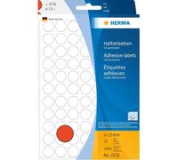 Herma Coloured Adhesive Dot Labels (Red)