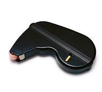 Herma Dispensador de adhesivo, permanente (13 x 12 mm, recargable) con barras de pegamento de doble cara para fotos, manualidades, escuela y oficina, negro