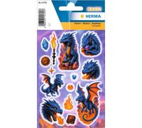 HERMA Dragon Stickers, Fairy Tale Stickers for Children and Toddlers, Children's