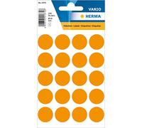 Herma Etiquetas circulares multiusos de papel de 8 mm de diámetro (paquete de 540) de 19 mm, 100 unidades, color naranja, naranja y mate