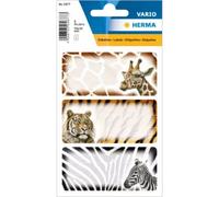Herma: Etiquetas de cuaderno con estampado de safari - 9 piezas
