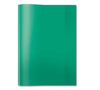 HERMA Funda de cuadernillo A4 verde transparente, hecha de polipropileno resistente y lavable, protector transparente ideal para cuadernos.