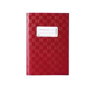 Herma - Funda para libro (plástico, A5, cubierta con estructura de bast), color rojo vino