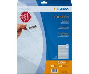 Herma Fundas Archivadoras Transparentes/Mate 5x5 10 unidades.