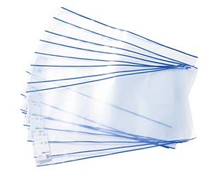 HERMA HERMÄX Classic 7260 - Sobres para libros (26 x 54 cm, lámina resistente, con etiquetas, 20 unidades), transparente