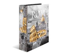 HERMA Lever Arch File Trend Cities with Rome Motif, A4, 70 mm Spine, with Inner