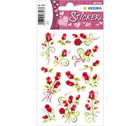 Herma Love - Pegatinas autoadhesivas con motivos de amor para el día de San Valentín, bodas, manualidades, scrapbooking o como regalo, 36 pegatinas decorativas, color rosas