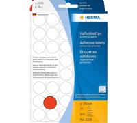 Herma Luminous Coloured Dot Labels (Red)