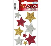 Herma Magic 6528 Pegatinas de estrellas de colores brillantes