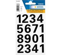 Herma Numbers 25 mm 0-9 Weatherproof film black 1 sheet
