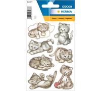 Herma: Paquete de pegatinas de gatitos juguetones