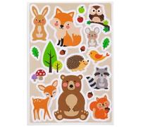 Herma: Pegatina con diseño de animales del bosque