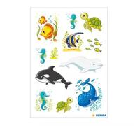 Herma: Pegatina con diseño de animales marinos
