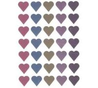 Herma Pegatinas Corazones Brillantes Colores