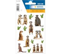 Herma: Pegatinas decorativas con diseño de suricata