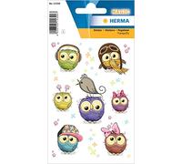 HERMA pegatinas MAGIC búhos Niños Trans Puffy