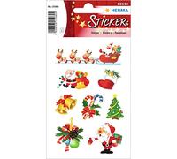 HERMA Pegatinas navideñas decorativas, diseño de Papá Noel