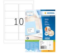 Herma Premiun. etiquetas de dirección. ideal para sobres B4/C4/C5. 96x50,8 mm. 100 hojas, 1000 etiquetas.