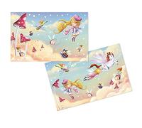 HERMA Protector de escritorio Niños Danza de hadas, 55 x 35 cm, base antideslizante, impresa por ambas caras, limpiable, de cartón resistente