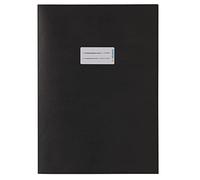HERMA Sobres de papel 7096, DIN A4, con espacio para escribir, de papel reciclado resistente y colores intensos, protector para cuadernos, color negro