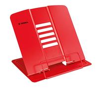 HERMA Soporte de libros Rojo (19.8 x 22.2 x 3.3 cm Folded), Soporte de libros ajustable y antideslizante para la cocina, la escuela y la oficina, tabletas