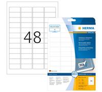 Herma Special - Etiquetas multiuso (45.7 x 21.2 mm, 1200 unidades), blanco 25 ho