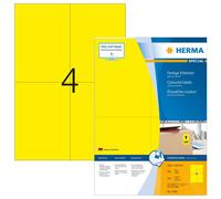 Herma Special - Paquete de 400 Etiquetas Multiuso (105 x 148 mm), Amarillo 105x1