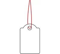 Herma Strung Marking Tags Red String 1000pc