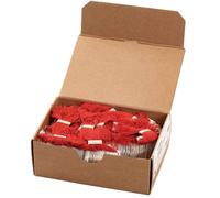 Herma Strung Marking Tags Red String 1000pc