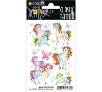 Herma: Tatuaje temporal - Unicornios