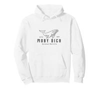 Herman Melville Cute Whale | Boat Tour | Moby Dick Sudadera con Capucha