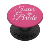 Hermana De La Novia Romántica Juguetona Linda Desped PopSockets PopGrip Adhesivo