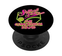 Hermana de Softbol I Am Here For Concession Stand PopSockets PopGrip Adhesivo