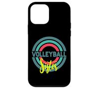 Hermana de voleibol con círculos modernos de voleibol Carcasa para iPhone 12 mini