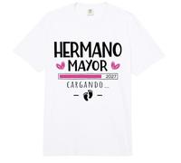 Hermana Mayor En 2027 Anuncio De Segundo Embarazo Sorpresa Comfort Colors Adult Heavyweight T-Shirt