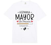 Hermana Mayor En Proceso 2027 Anuncio Embarazo Hermana Mayor Comfort Colors Adult Heavyweight T-Shirt