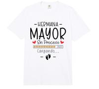 Hermana Mayor En Proceso 2027 Anuncio Embarazo Hermana Mayor Comfort Colors Adult Heavyweight T-Shirt