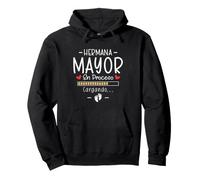Hermana Mayor En Proceso 2027 Anuncio Embarazo Hermana Mayor Sudadera con Capucha