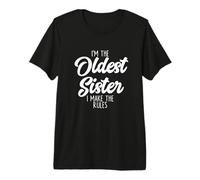 Hermana Mayor I Make The Rules Funny Matching Hermano Camiseta Premium