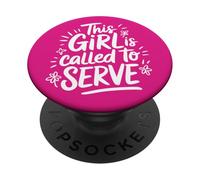 Hermana Misionera LDS This Girl Is Called To Serve PopSockets PopGrip Adhesivo