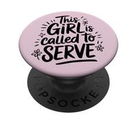 Hermana Misionera LDS This Girl Is Called To Serve PopSockets PopGrip Adhesivo