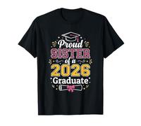 Hermana Orgullosa de una Clase de posgrado 2026 de Leopardo Senior 2026 Camiseta