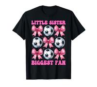Hermana pequeña, mayor fanática del fútbol, hermana pequeña, coqueta con lazo Camiseta
