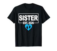 Hermana por Primera Vez - Niño - Lindo Baby Shower 2026 Camiseta