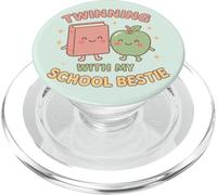 Hermanamiento con mi Mejor Amiga de la Escuela, Linda Amiga Que Coincide, Twin Day PopSockets PopGrip para MagSafe