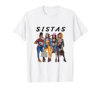 Hermanas Black Women Besties Melanin Sisterhood Squad Camiseta gráfica económica, Hombre, Blanco, M